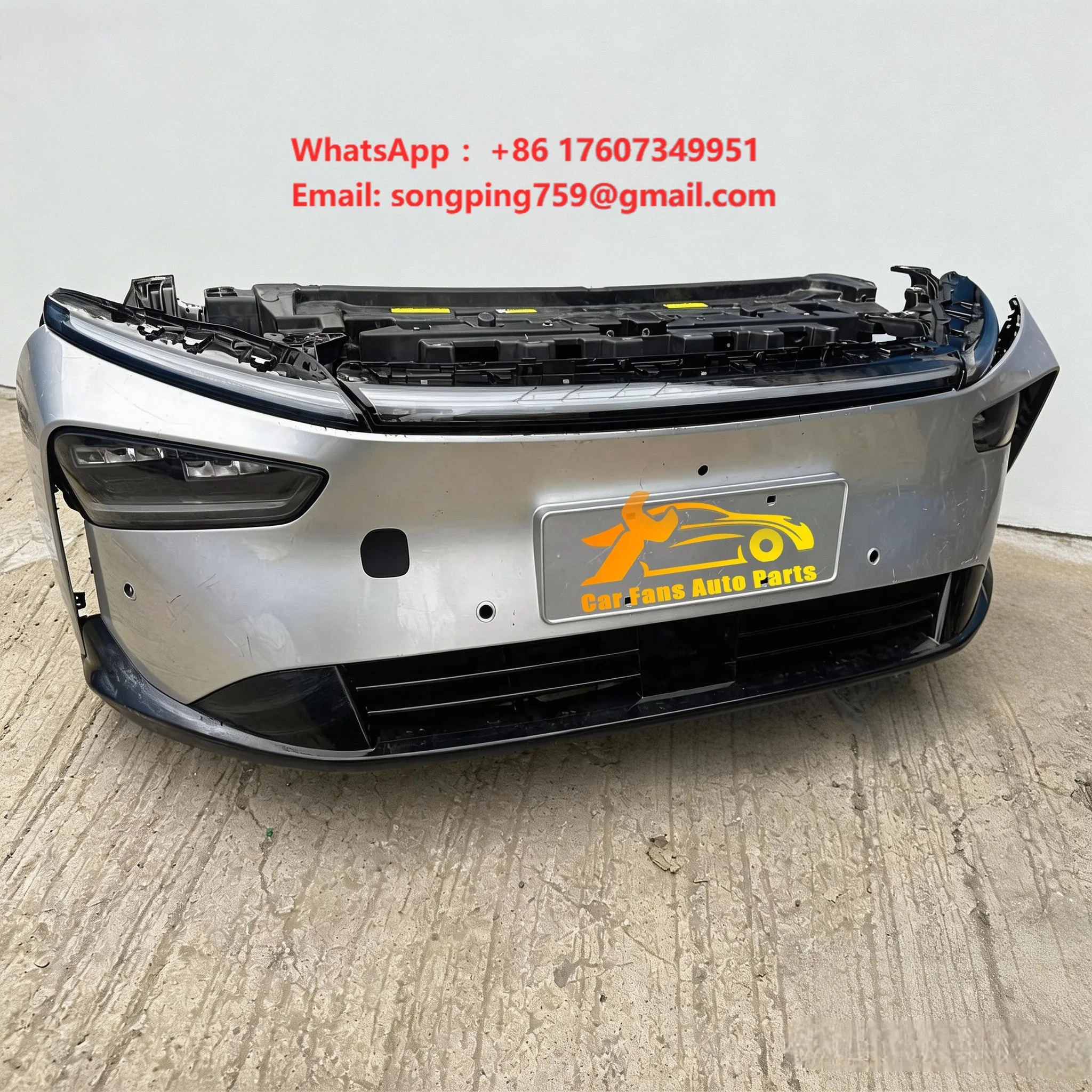 Complete Front End Assembly for Xpeng G7 2025 EV Front Bumper Wiht LiDAR Sensor LED Headlight Radiator Support Used Parts for G7