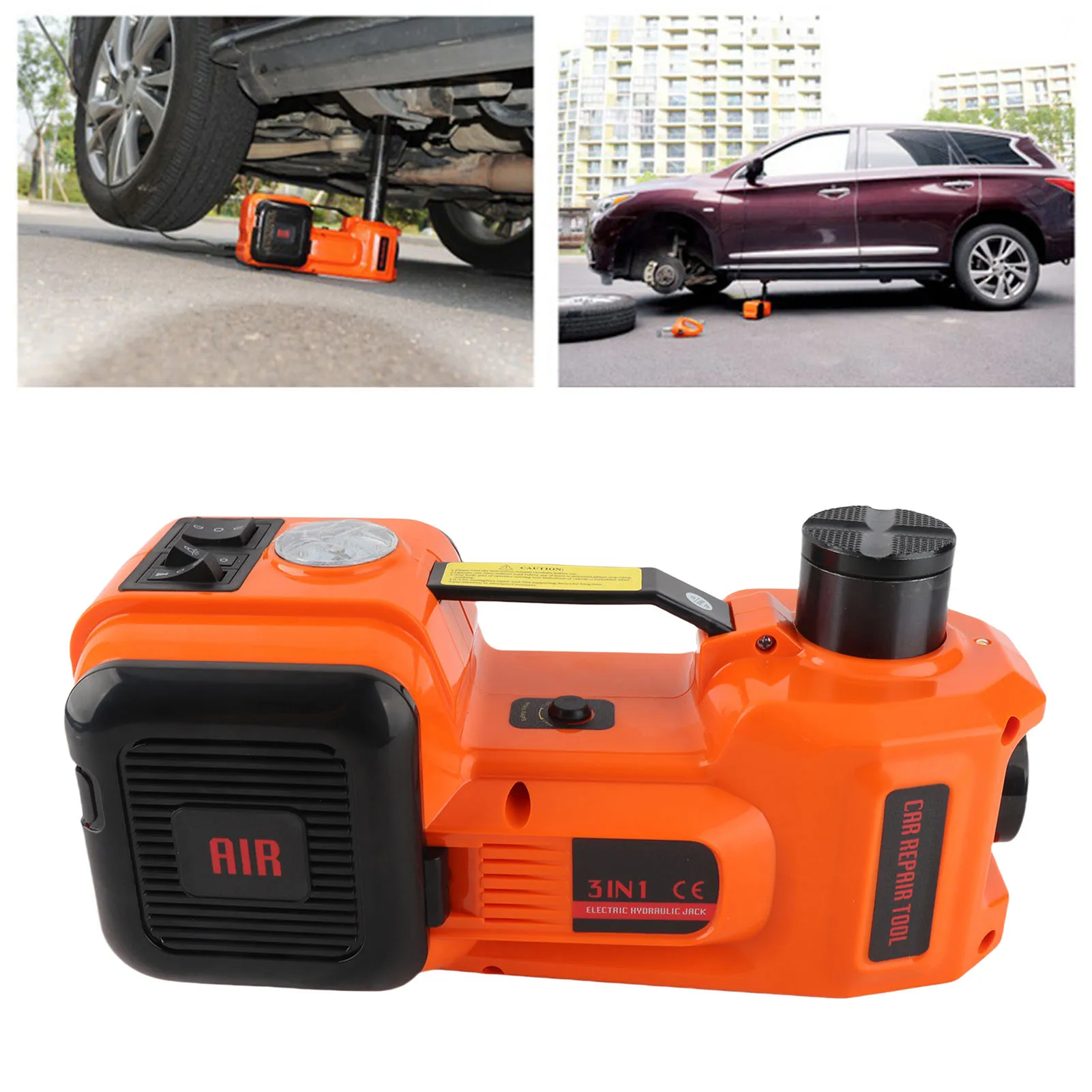 UK Electric Jack Car Electric Jack 5Ton 12V  Automotive Car Electric Hydraulic Floor Jack Lift Garage and Emergency Equipment