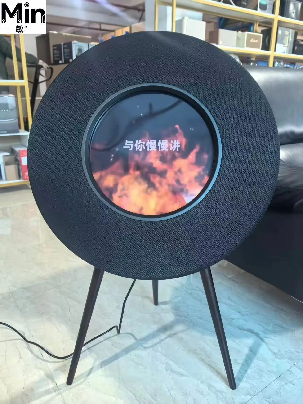 High R1 UFO Integrated Wireless Bluetooth Speaker Portable for Home Outdoor Party Use