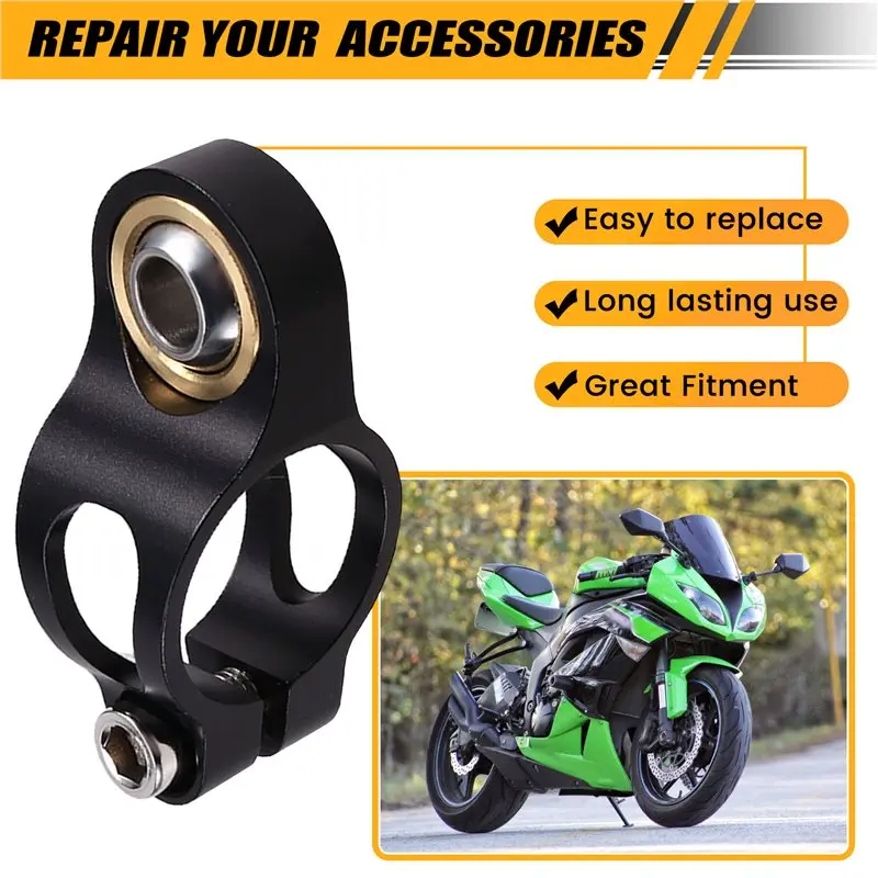 A20K-오토바이 액세서리 스티어링 댐퍼 고정 클립 스티어링 안정기 베이스 싱글 스크류 클립