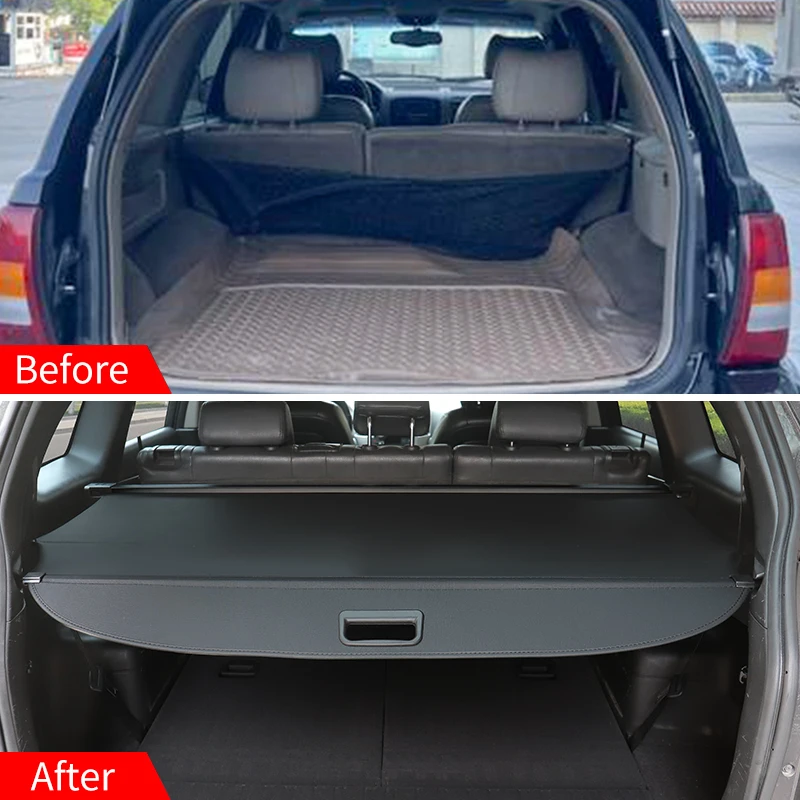Retractable Trunk Cargo Cover for Jeep Grand Cherokee WJ 1999-2004 Auto Interior Accessories Car Trunk Decorative Items