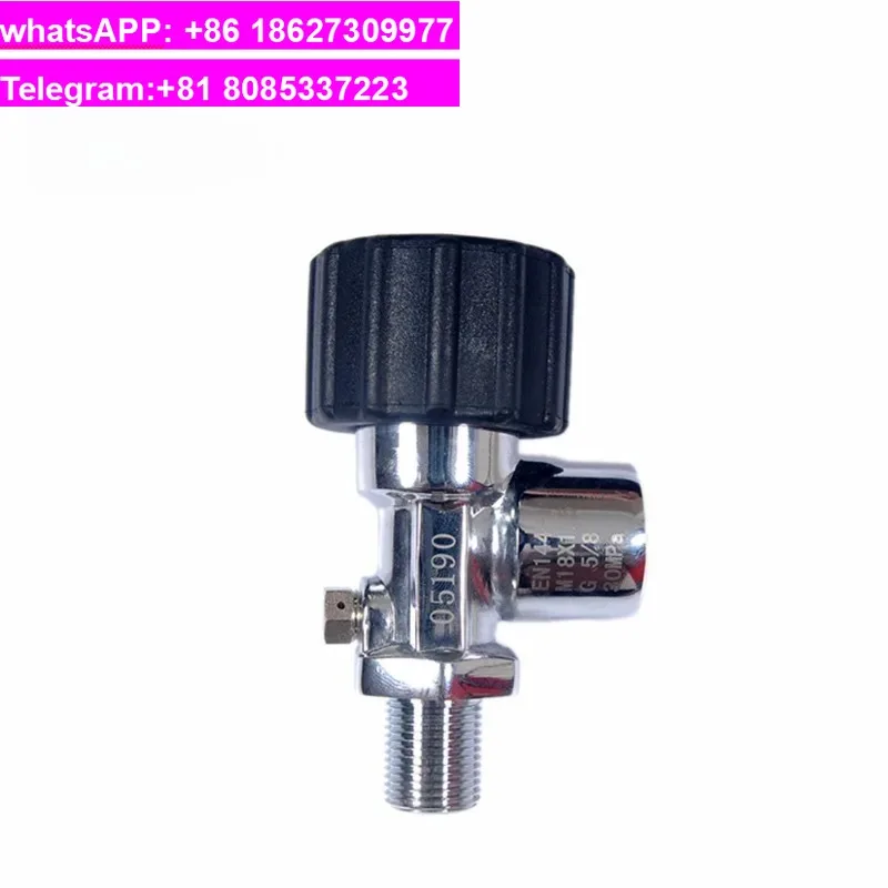 High Pressure Gas Valve and Adapter Set, Fits 6.8L 5L 3L Cylinder Head, Conversion Kit for Welding Scuba Air Tank