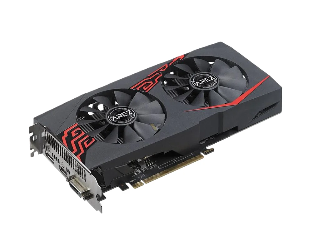 AMD RX 570 8GB GPU AREZ EX RX570 O8G Graphics Card For 8GB GDDR5 256-bit 8-pin HDMI DP DVI-D Interface Tarjeta Gráfica PC view 2