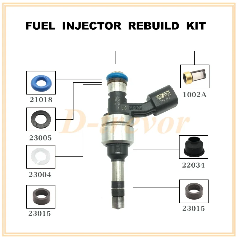 Fuel Injector Seal O-Ring Kit Seals Filters for 12634126 OEM GM  2012-2020 Terrain Traverse