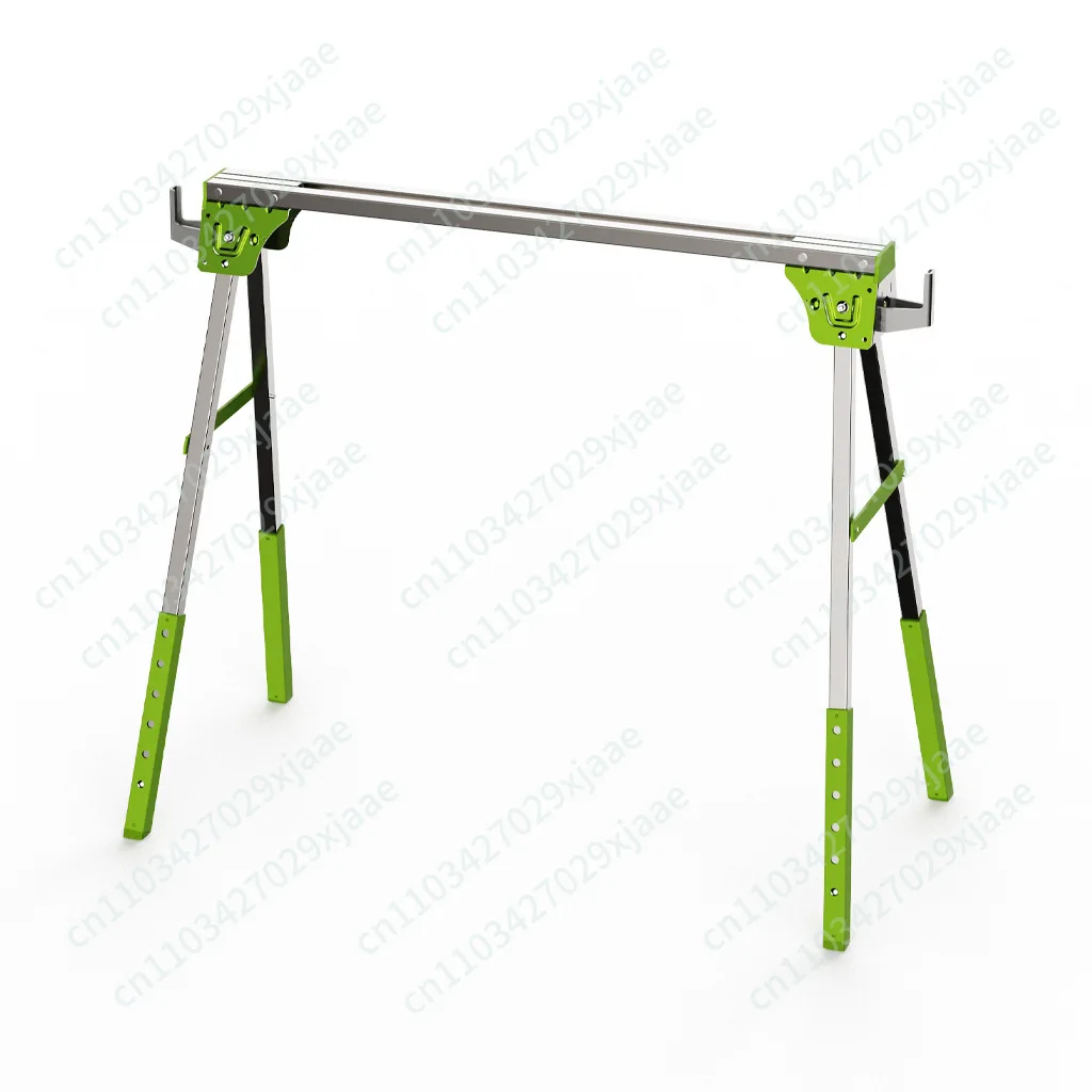 Foldable metal saw frame, saw horse load-bearing 1200KG multi-functional iron portable workbench