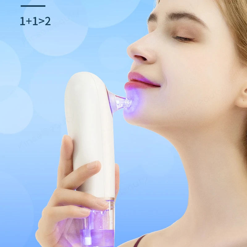 Nettoyant électrique pour la peau, eau, oxygène, aspirateur, pores du visage, soins de la peau, points noirs, élimine l'aspiration, outil de nettoyage en profondeur, Rechargeable par USB