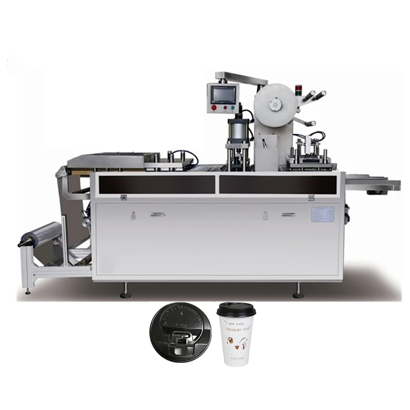 Automatic Vacuum Forming Machine / Pp Lid Thermoforming Making Machine for Coffee Cup with High Quality and Ce Certification