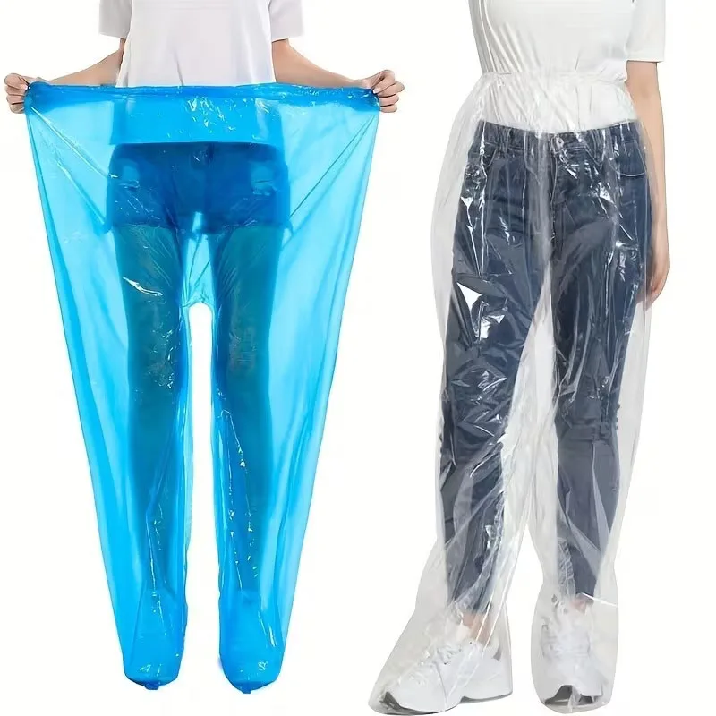 Disposable Raincoat Pants Portable Splash Proof Split Raincoat Outdoor Travel Drifting Cycling Feet-wrapped Rain Pants 41 Sf0547063cc4447ca9dd307896946bb3dS