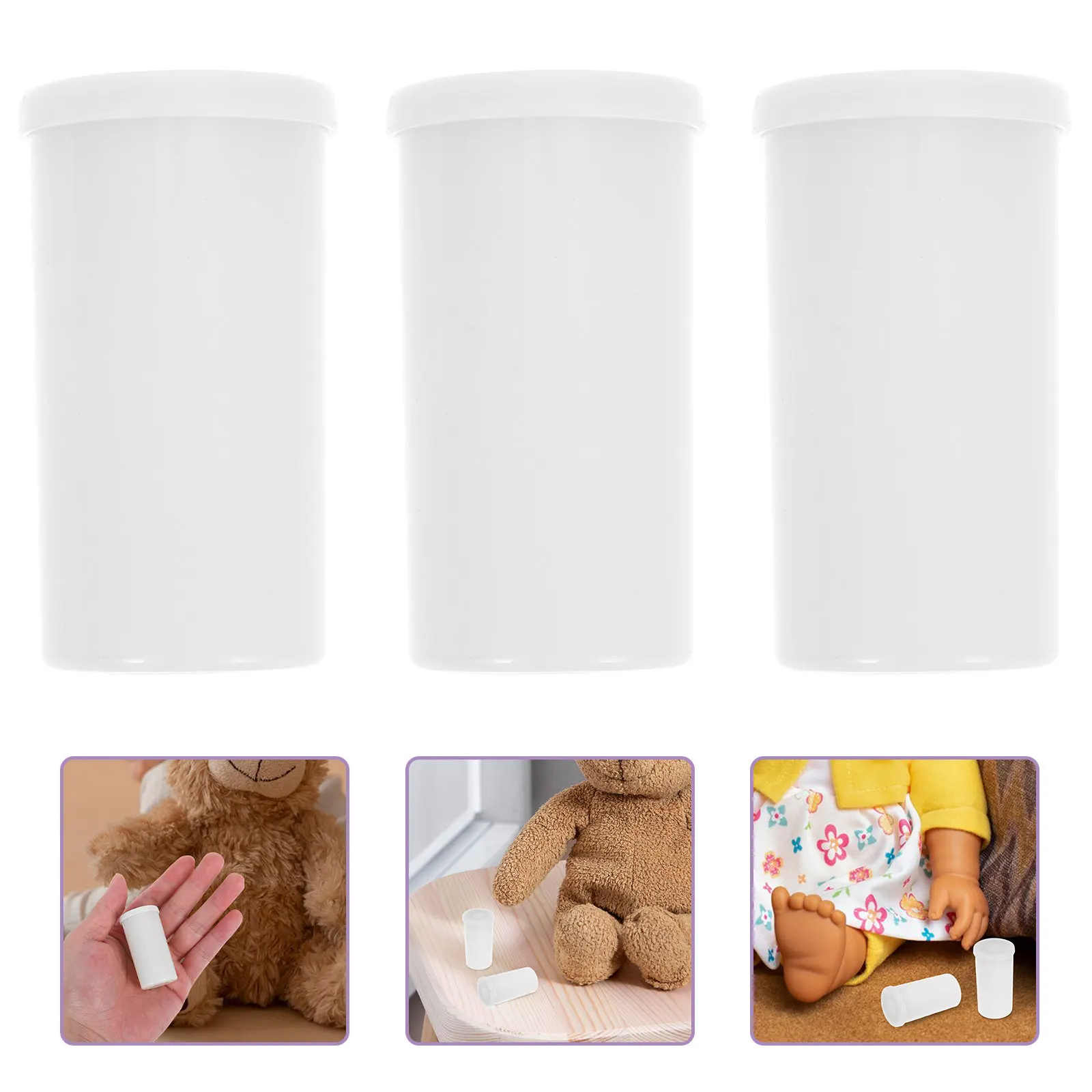 10 Piezas de Repuesto de Plástico para Sonajeros, Efecto Sonoro Nítido de Campana para Sonajeros, Peluches y Juguetes de Bebé