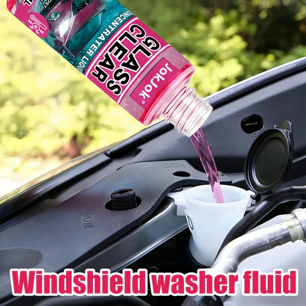 Winter Anti-Freeze Windshield Washer Fluid - No Fogging Down to -40°C, All-season Formula. Removes Grime, Oil Films, and Bug Res