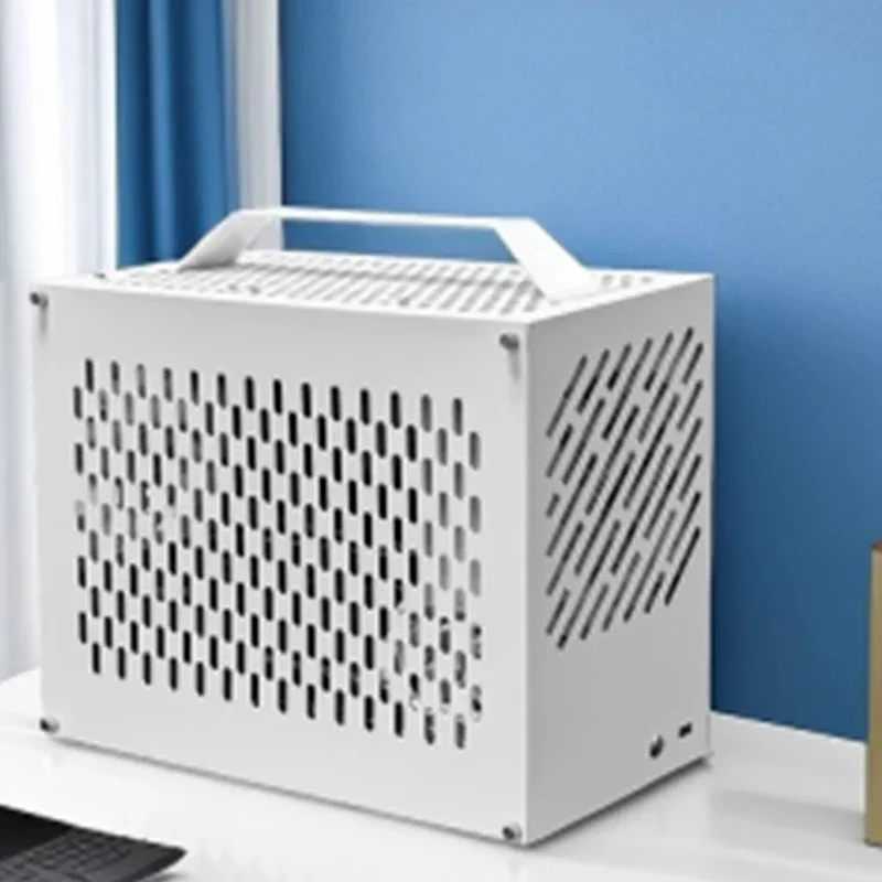 Portable mini desktop PC case; supports Micro-ATX and Mini-ITX form factors.