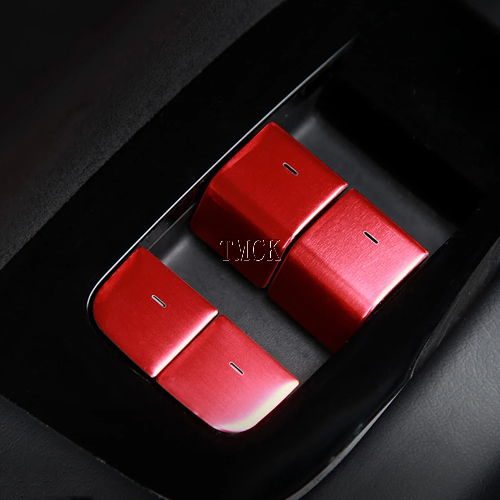 For Tesla Model Y 2021 2022 Model 3 2019 2020 2021 2022 Car Accessories Door Window Glass Lift Button Patch Trim Cover Stickers