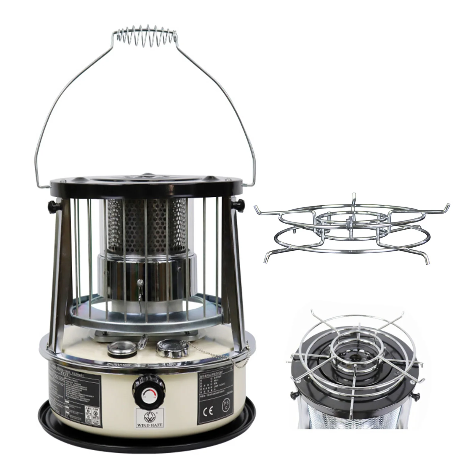 

Liftable Kerosene Stove Home Outdoor Camping Barbecue Ice Fishing Kerosene Heating Stove Adjustable Flame Kerosene