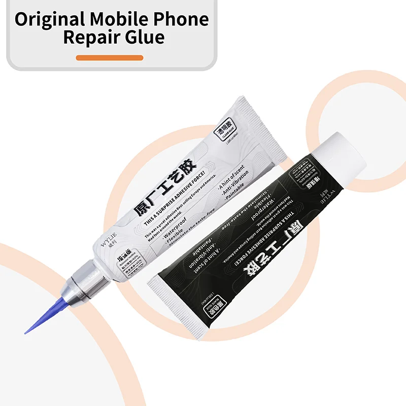 WYLIE إصلاح الهاتف المحمول أسود/واضح السائل الغراء شاشة LCD الإطار الغطاء الخلفي إصلاح علاج سريع مجموعات لاصقة مقاومة للماء #3