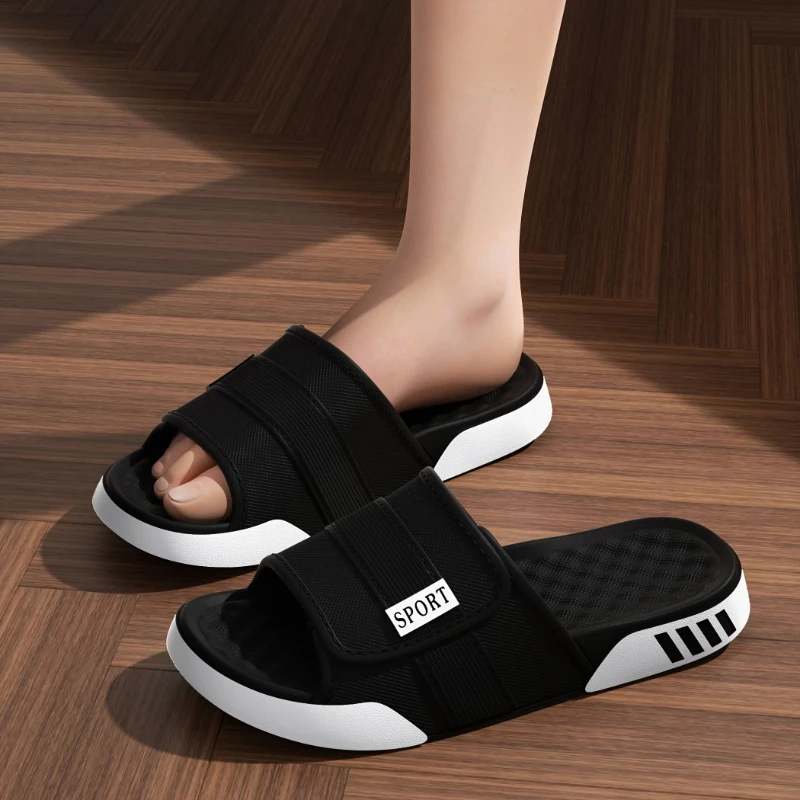 

Men EVA Slides Summer Thick Sole Slippers Non Slip Bathroom Shower Sandals Casual Indoor Outdoor Beach Lightweight Sport Slides