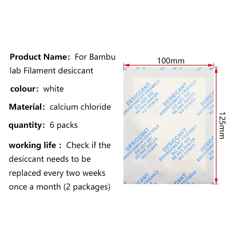 AMS Drying Agent For Bambulab X1C P1S P1P For 3D Printer Bambu Lab AMS Desiccant Keep Consumables Dry