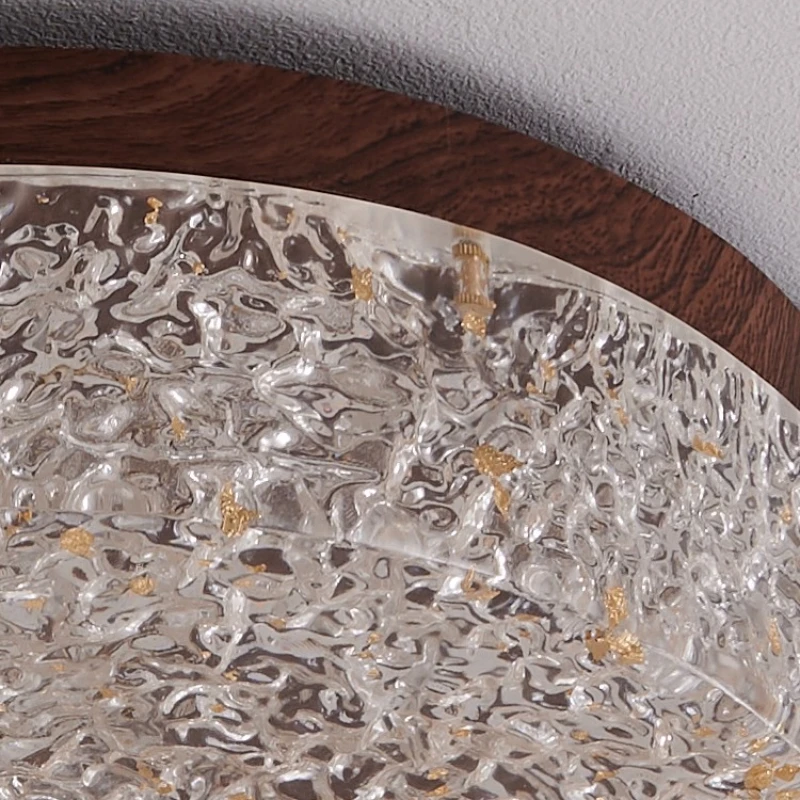 Cloud Resin Ceiling Lights Retro Walnut Color Creative Design Warm Eye Protection Study Master Bedroom Kitchen Woonkamer Decor