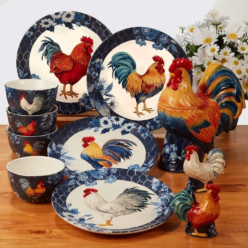 Indigo Rooster 3 pezzi Set di contenitori, 52 oz,74 oz. 96 oz, multicolore