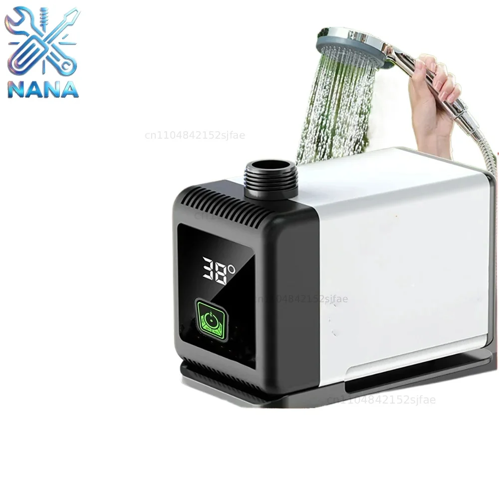7800mAh Battery-powered Electric Shower Brushless Mobile Shower With Pump Outdoor Garden Human Tourist Rechargeable Shower Head
