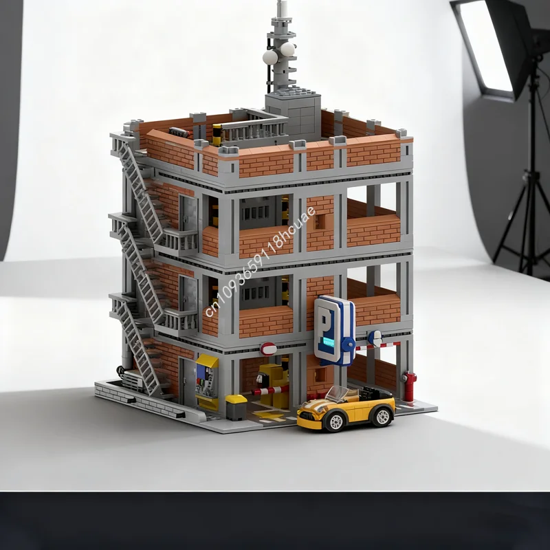 

2685pcs MOC Modular Parking Deck Modulares Parkhaus Model Building Christmas Gift Blocks Toys Creative Idea Education Brick Kids