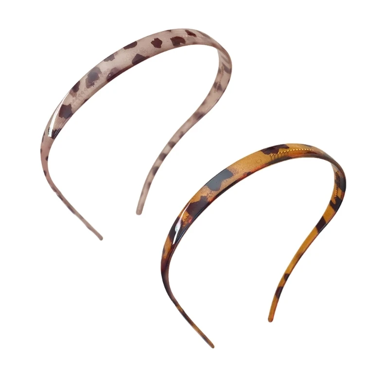 Y1UB Fashion Headbands Women Hair Accessories Leopard Pattern Stylish Hairbands