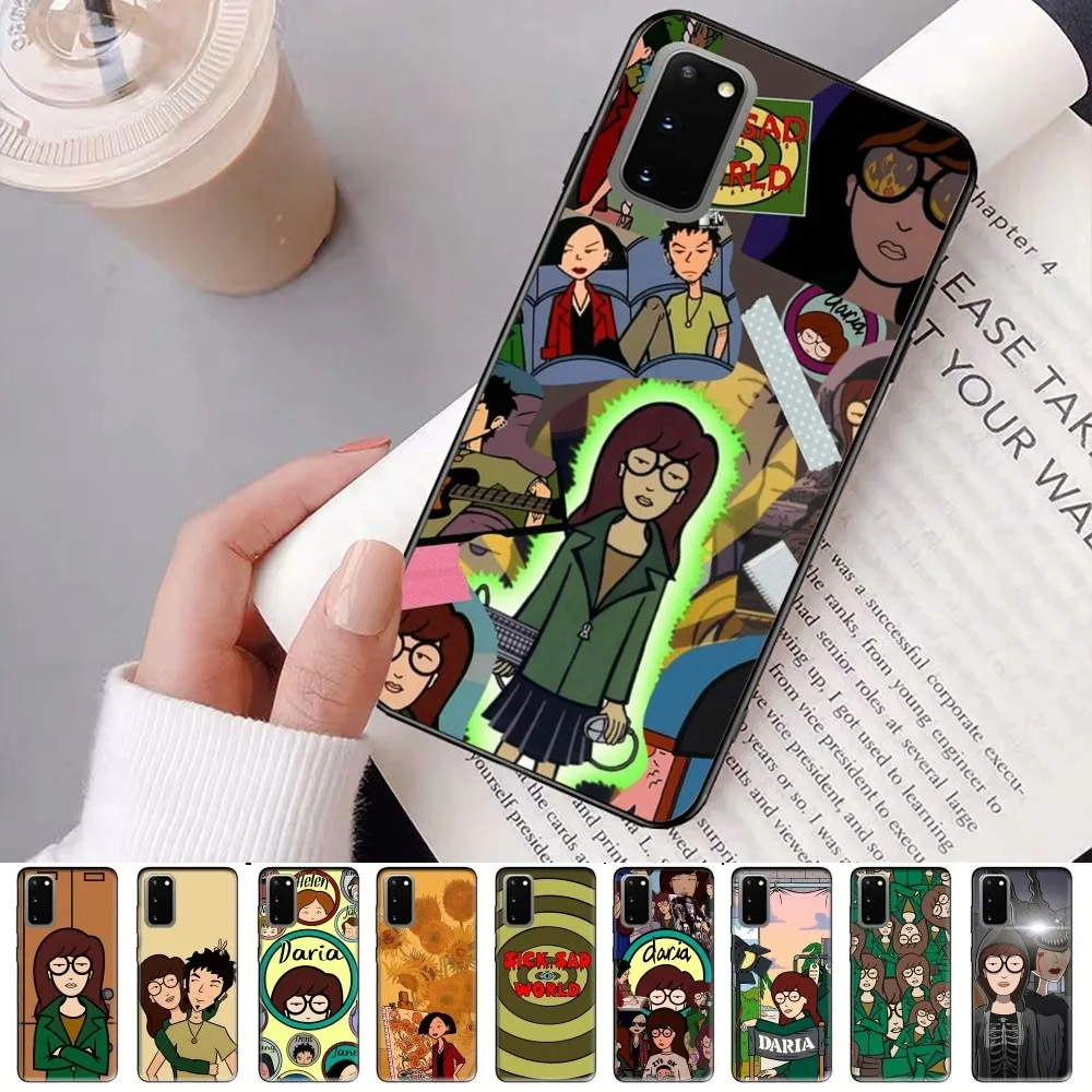 Cartoon D-Daria Phone Case For Samsung S 9 10 20 21 22 23 30 23plus lite Ultra FE S10lite Fundas