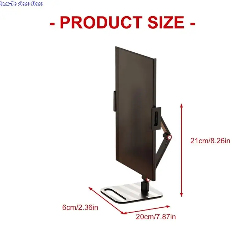D0UA محمولة قابلة للطي أقواس سطح المكتب Dock ل 17.3 بوصة