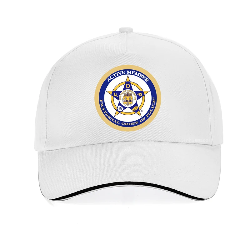 FRATERNAL ORDER OF POLICE Baseball Cap summer visor Breathable POLICE hat Adjustable men Snapback hats Casquette