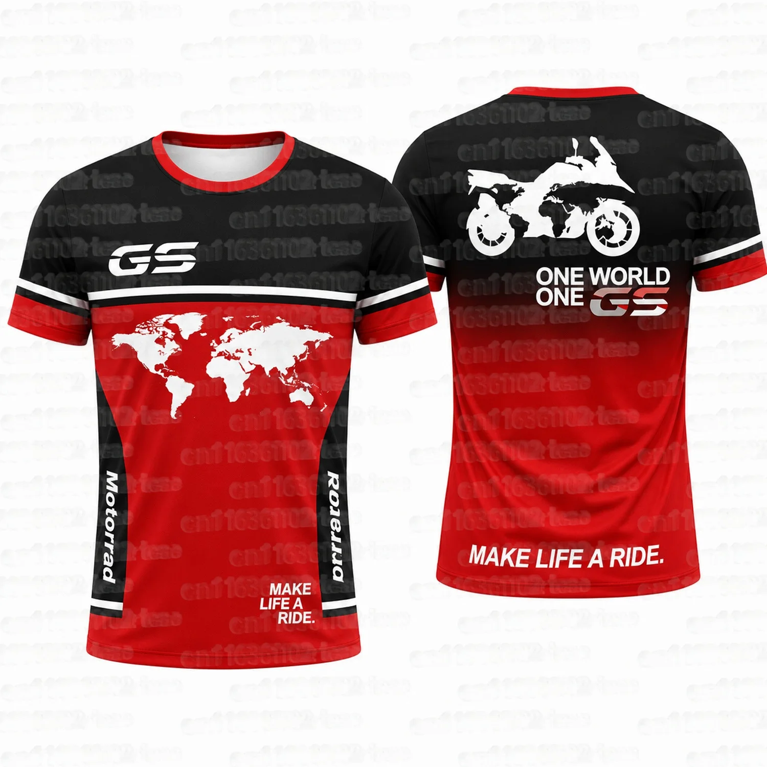 2026 Abenteuer-Motorrad-T-Shirt Schnelltrocknend Atmungsaktiv Outdoor-Sport Motorrad-Oberteil Sommer Casual Tee Familien-Partnerlook – Detail 10