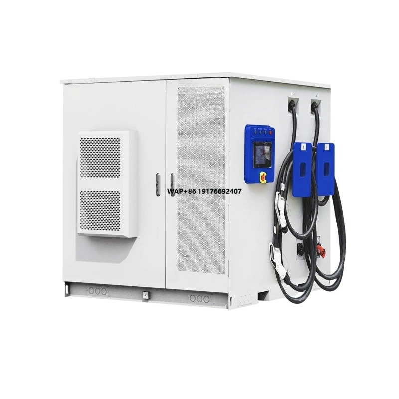 All-in-one DC Fast Charger with Energy Storage System Integrated Battery EV Charging Pile for Commercial Use