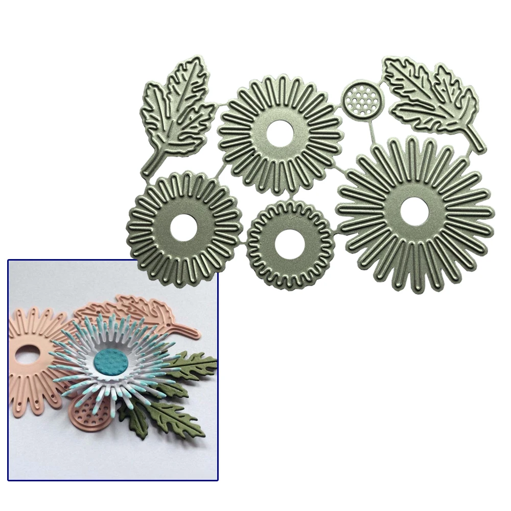 1Pc Flower Metal Cutting Knife Mold Embossing Mold Cutting and Pasting Handicraft Cards Making Stamps and Molds Scrapbooking