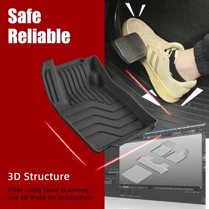 Custom Fit Carpet Floor Mats For Nissan Juke 2024 Premium Car Foot Mat Set Anti-Slip Backing & Wear Resistant Automotive Parts