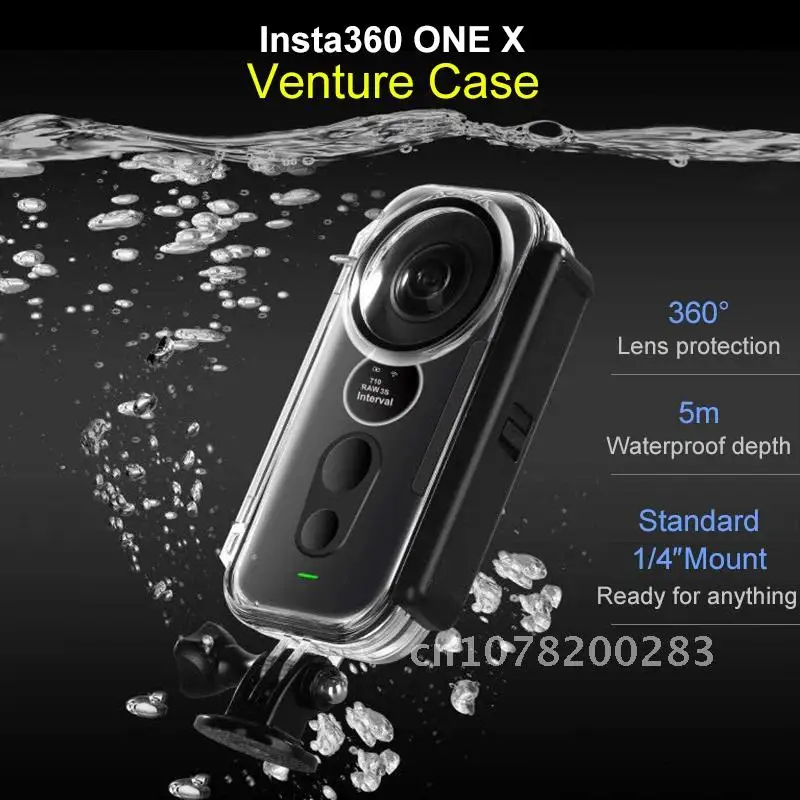 

Водонепроницаемый корпус для Insta360 ONE X Venture чехол Дайвинг защитный чехол Чехол Insta 360 аксессуары для камеры