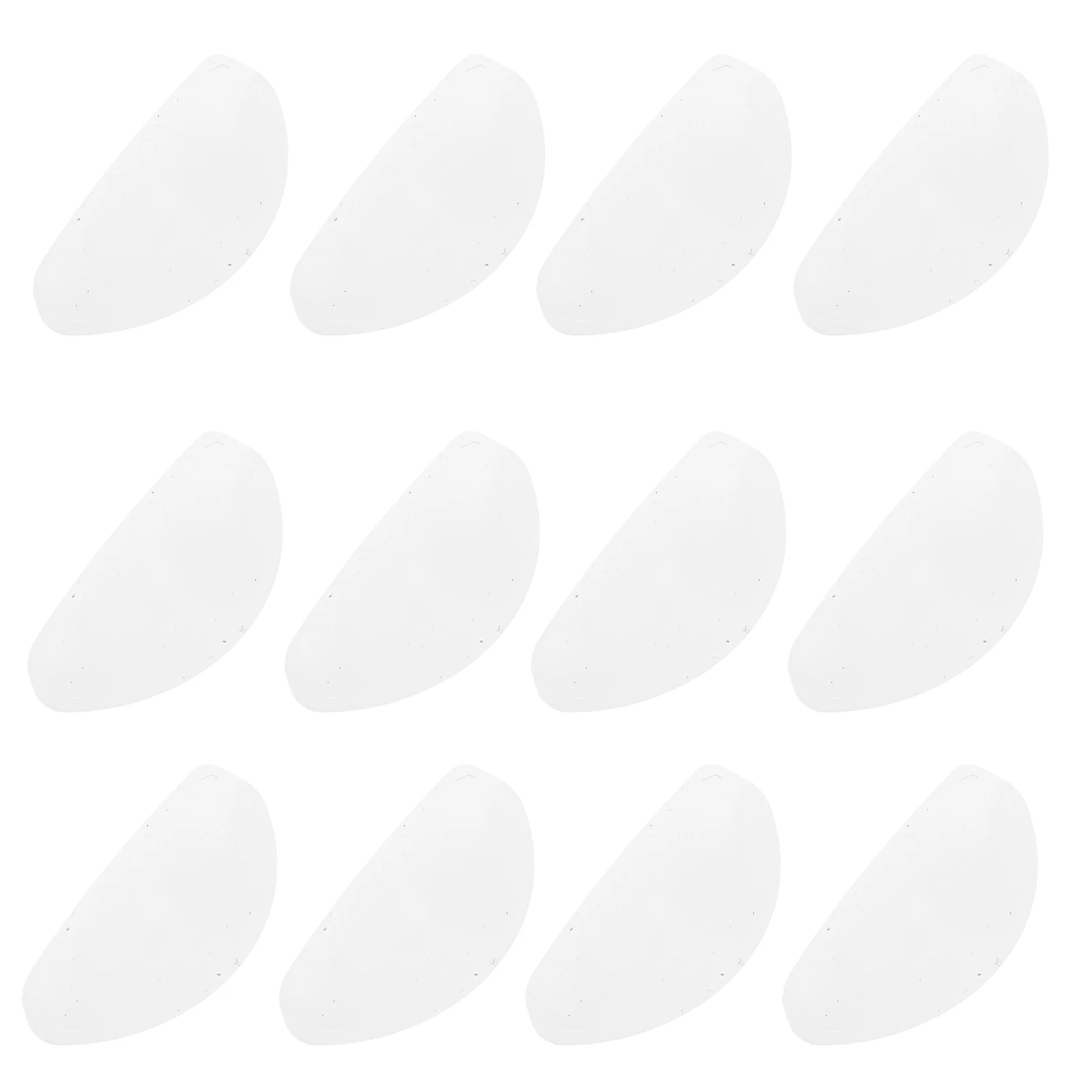 

10 Pairs Anti Slip Nose Pads Soft Silicone Eyeglasses Bridge Grips Comfortable Reusable Non Slip Glasses Support Nose Guards For