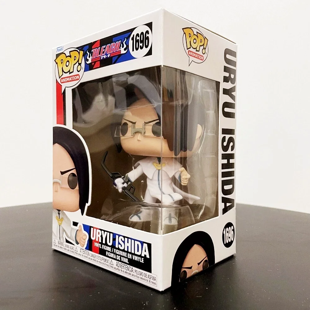 بليتش أنيمي الشكل أوريو إيشيدا # 1696 (توهج) تمثال Funko Pop تحصيل طبعة محدودة 4 بوصة الديكور لعبة مجسمة الهدايا