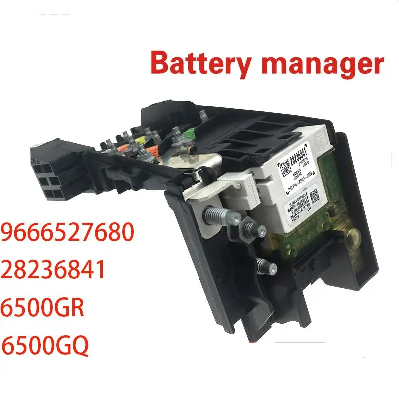 Genuine Parts 9666527680 6500GR 6500GQ 28236841 Battery Manager Fuse Box For Citroen C4 Grand Picasso Peugeot 3008 508 5008 308