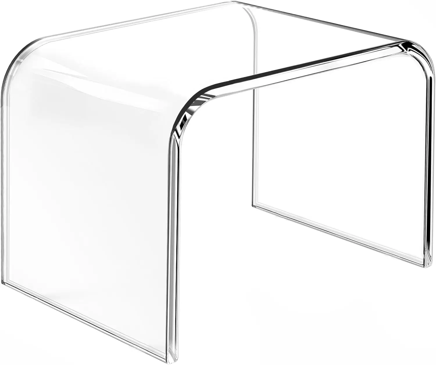 

Acrylic Step Stool,Acrylic Stools,Clear Step Stool With Non-Slip For Bathroom,Holds Up To 250Lbs(No Non-Slip Stool, Pa Of 1)