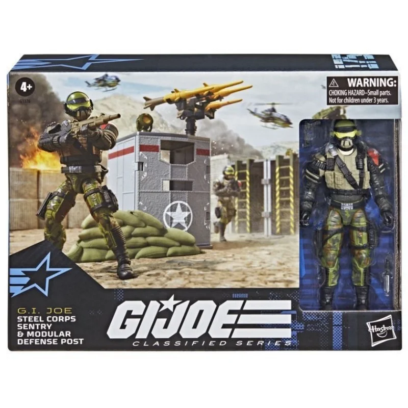

Фигурка GI Joe Classified Series 175 Steel Corps Sentry And Modular Defense Post — подарок для детей и коллекционеров
