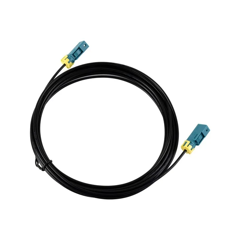 Fakra Z-Coded Dual Female Waterproof Coaxial Cable, RG174 Coaxial Cable, 5m Length, Compatible With GMSL1/2 Cameras