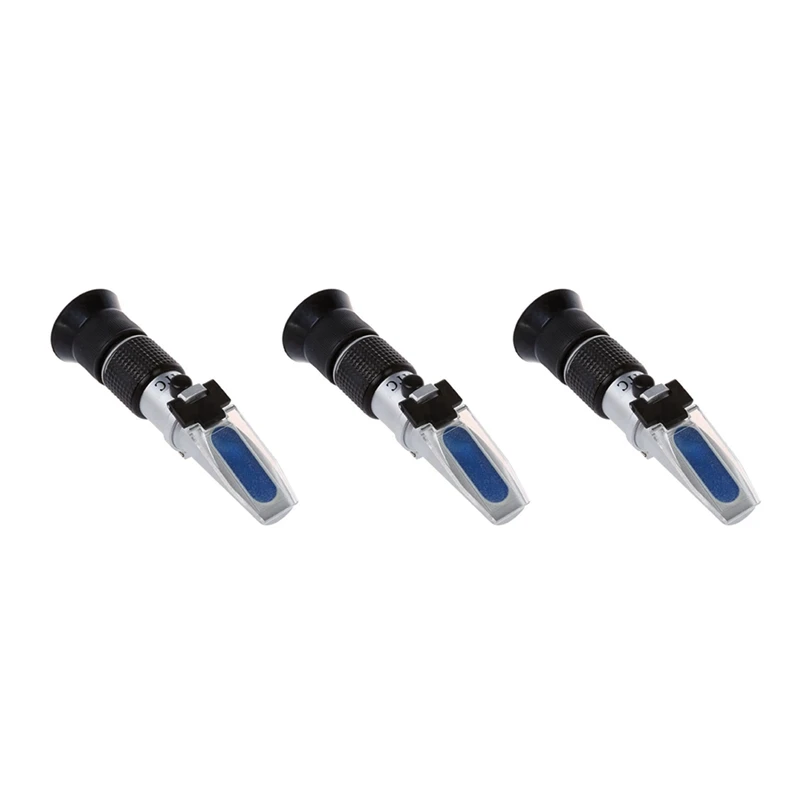 3X REFRACTOMETER - Refractometer 0-90% Brix, Sugar Level