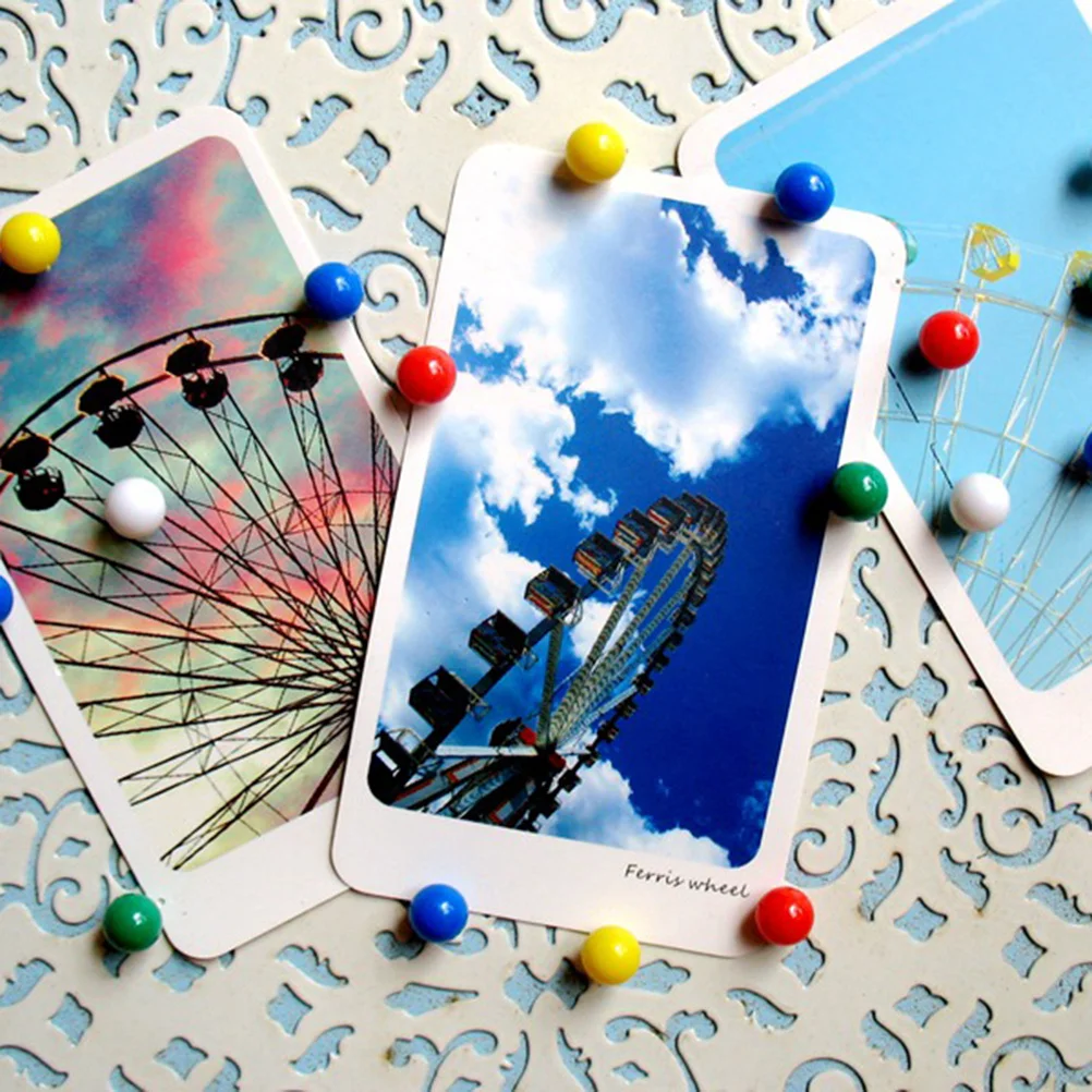 

600 шт. пластиковых кнопок-гвоздиков, разноцветные круглые кнопки для офиса, школы, дома, досок объявлений, карт, ткани, проектов DIY