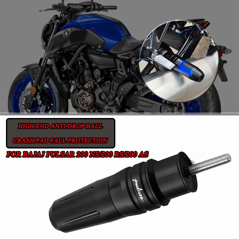 

For Bajaj Pulsar 200 NS/200 RS/200 AS Motorcycle Accessories Frame Crash Pads Exhaust Sliders Protector DL 1000 250