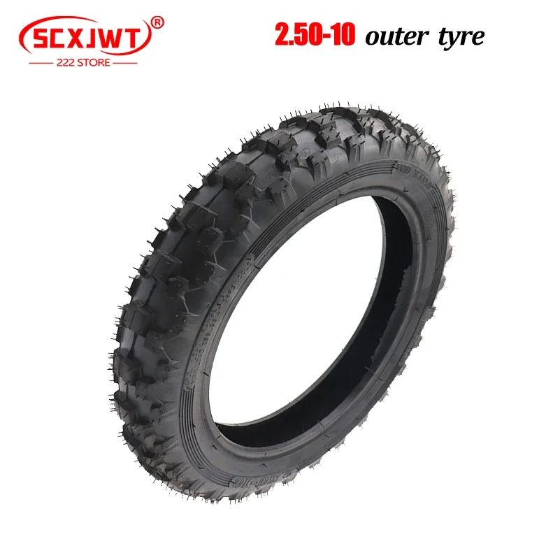 Free shipping 2.50-10 Front Or Rear Wheel Tire 10inch Out Tyre 10