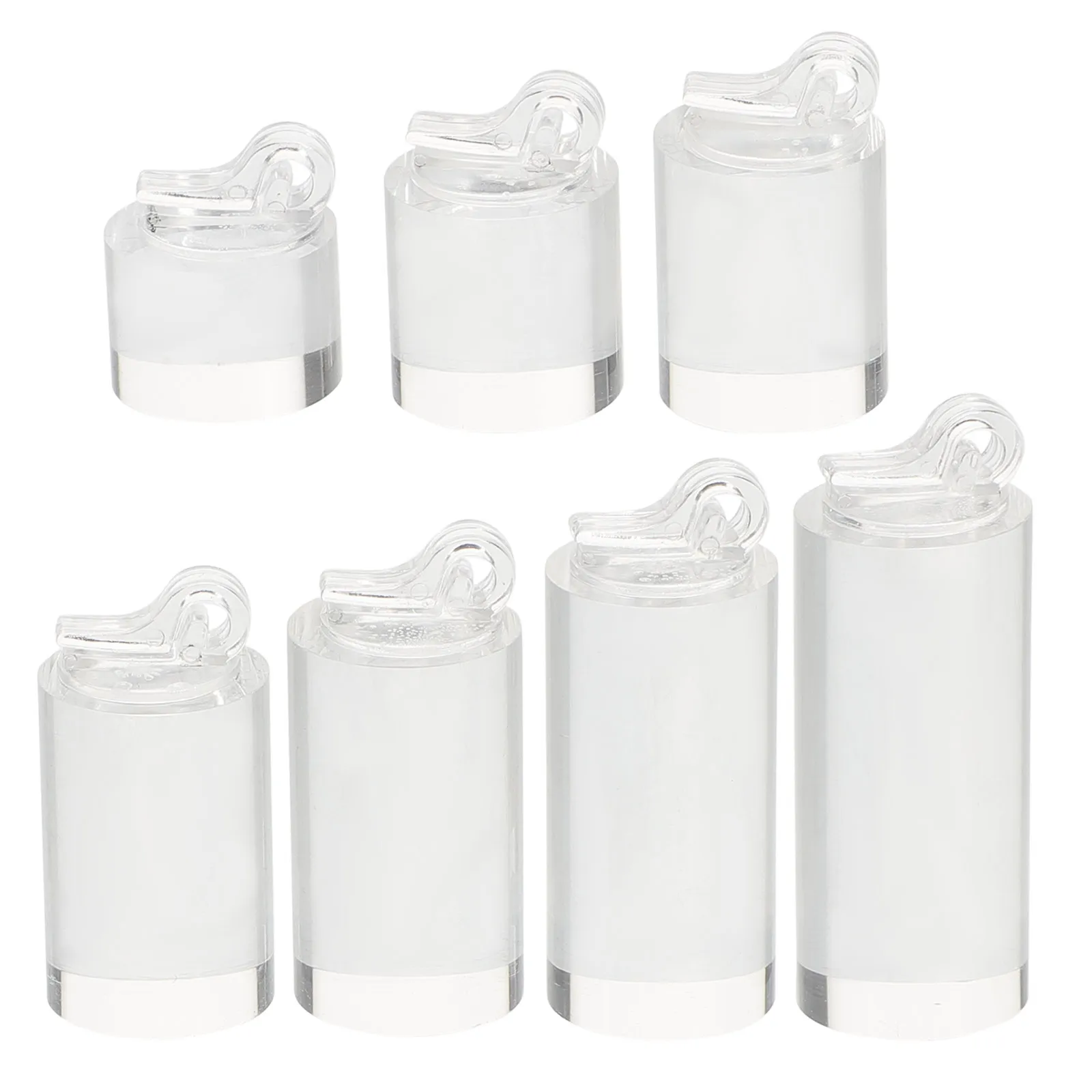 

7 Pcs Ring Holder Acrylic Jewelry Stand Display for Selling Jewellery Organizer