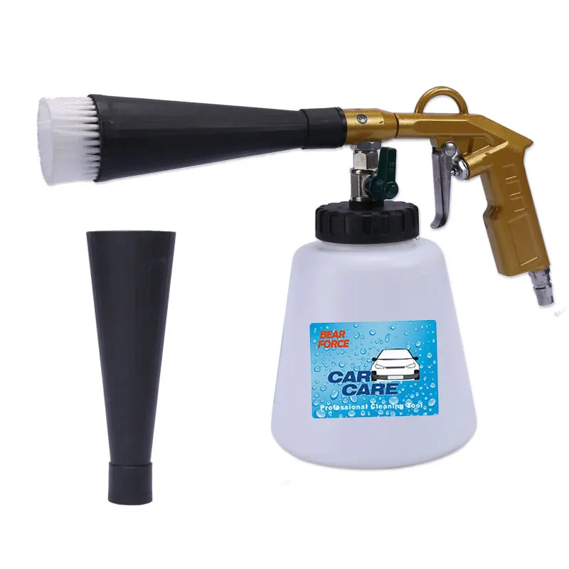 

Car Wash Tornado Foam Gun Pneumatic Air Foam Gun High Pressure Car Wash Interior Deep Cleaning Gun Espuma Tool for Tornador Tool