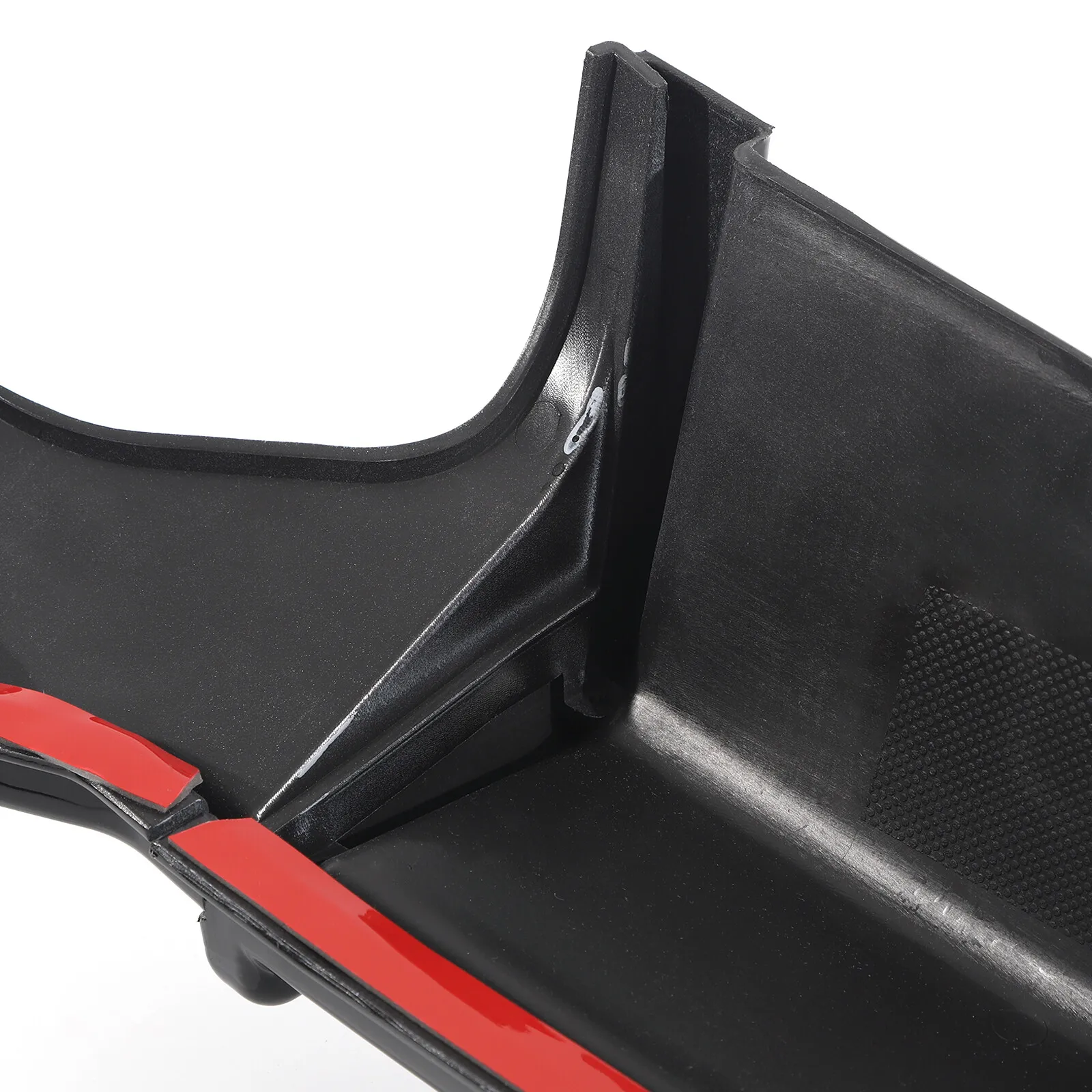 ABS Rear Bumper Spoiler Diffuser with LED Light For Honda Accord Sedan 2018-2022 Black