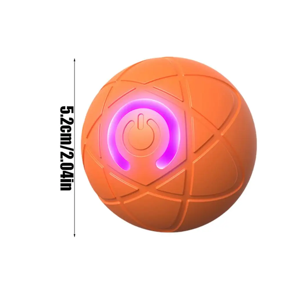Intelligentes interaktives Hundespielzeug für aggressive Kauer. Selbstbeweglicher interaktiver Hundeball, automatisches Vibrationsspielzeug