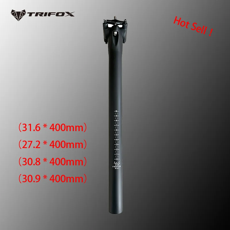 

TRIFOX Bicycle accessories mountain road bicycle seat tube ultra-light seat tube 27.2 30.8 3.9 31.6 400mm mountain road bicycle