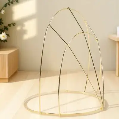 

Chinese Traditional Hair Crown Frame Metal Ancient Headdress Making Accessory DIY Stable Structure Durable for Hanfu Party