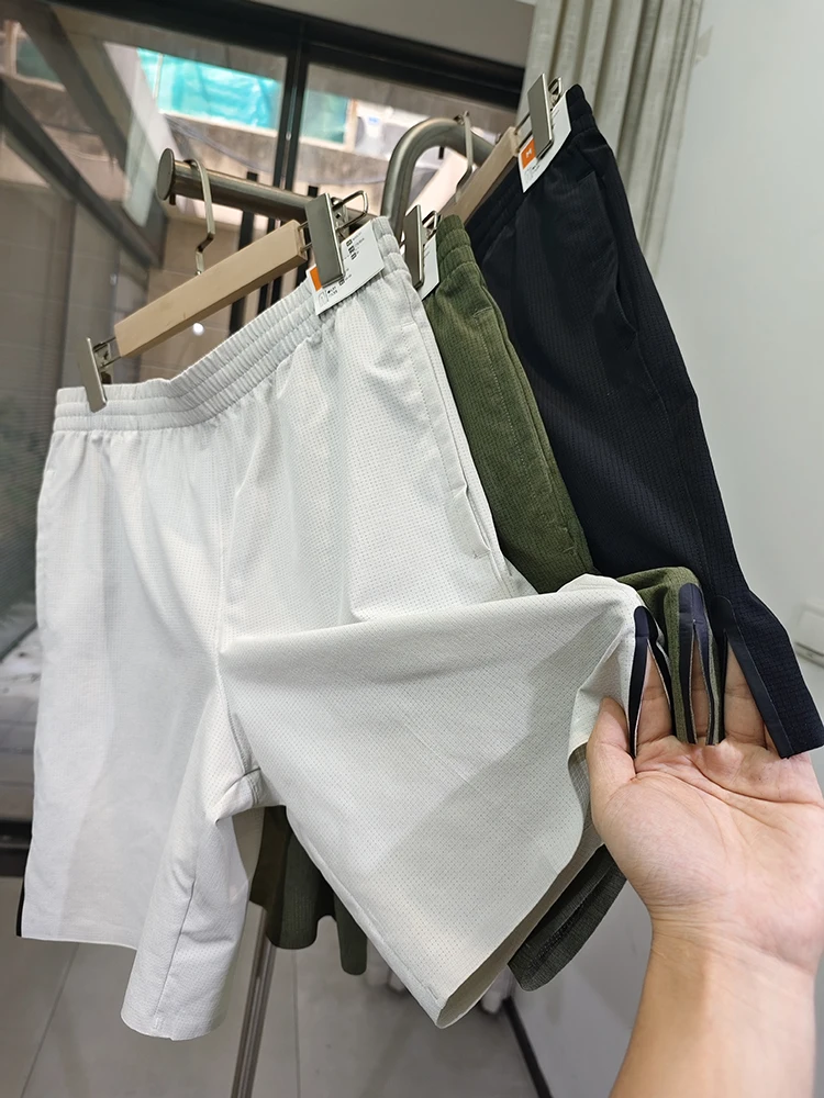 

LULU Outdoor Me Texture Sl Клей Дышащий пот Qui Dry Велоспорт Мужские Женские Универсальные orts Faion Urban Sle